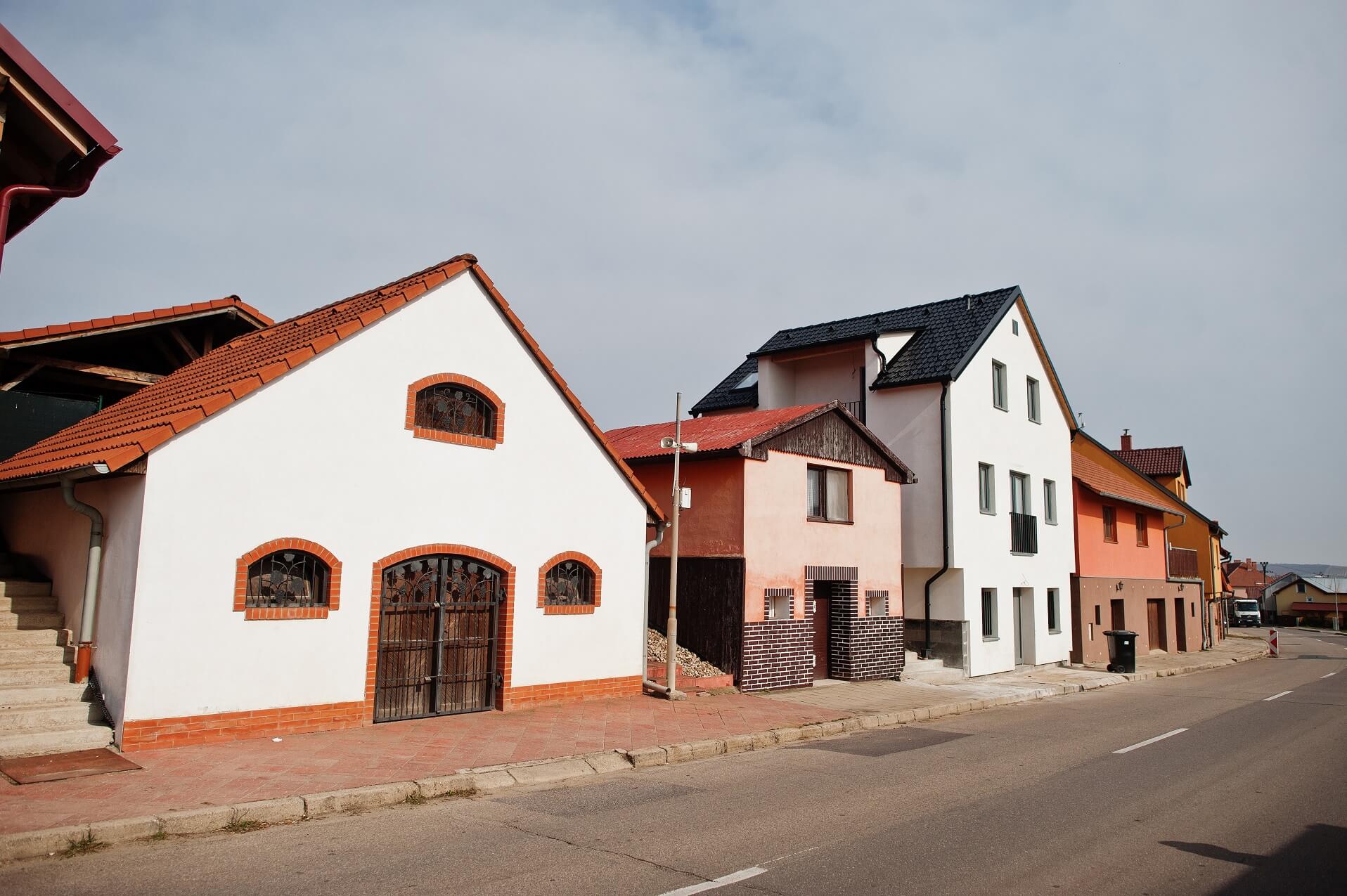 Houses And Street At Drnholec South Moravia Czec 2022 08 13 23 25 19 Utc